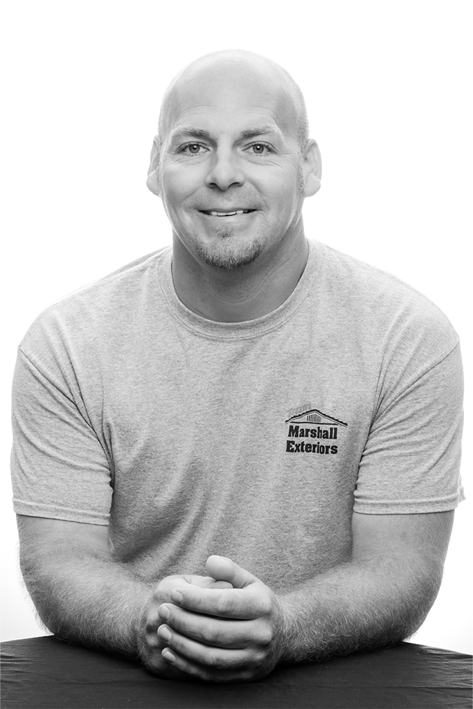 Rick has spent most of his life working in all different forms of construction; for over twenty years, he has mastered his craft. Rick came to Marshall Exteriors in 2018. He has made safety a priority and is OSHA certified.
