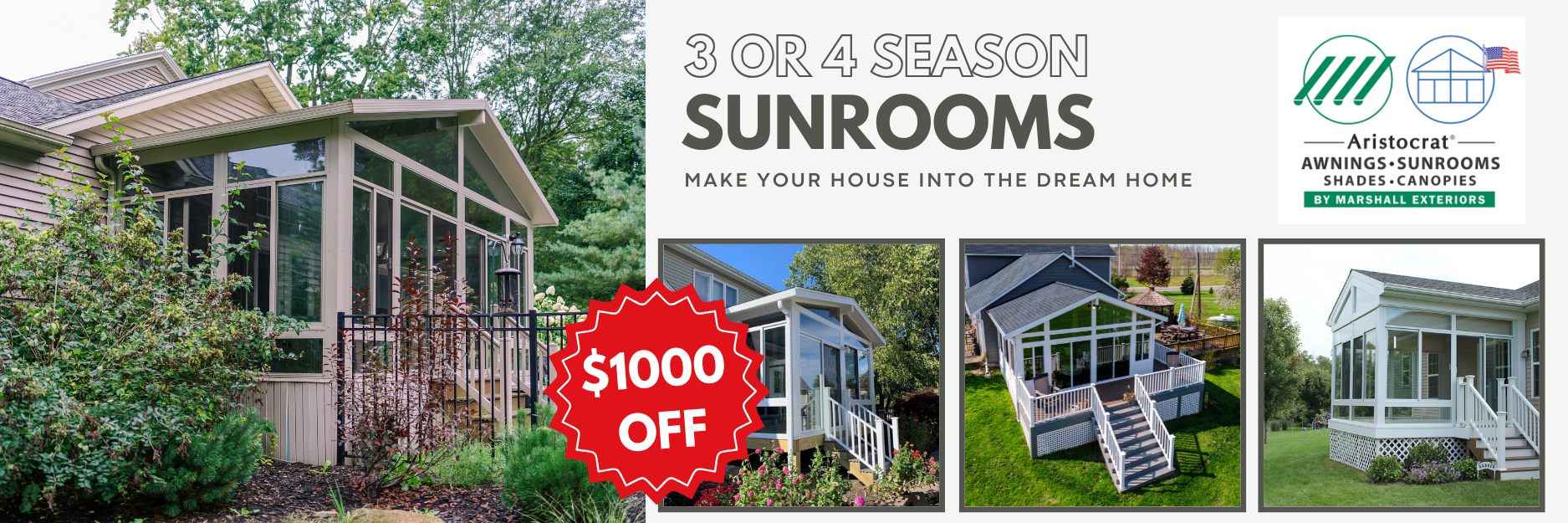 Sunrooms & Shade Products - Marshall Exteriors - 14