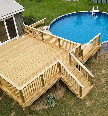 Custom Deck Builders | Newark, NY | Marshall Exteriors - decks-image-1