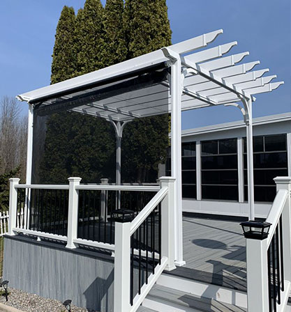 Shades & Awning Installation | Newark NY | Marshall Exteriors - shades-image-1