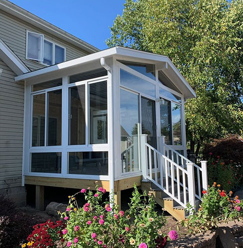 Sunroom Addition Contractor | Newark NY | Marshall Exteriors - sunroom-image-2