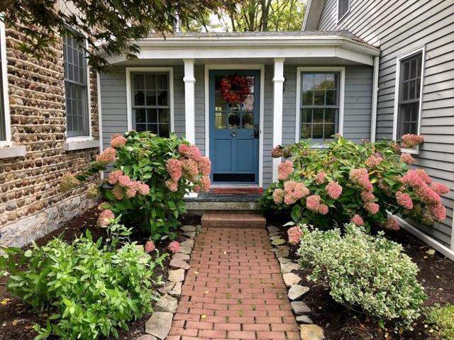 Front door and walkway to home