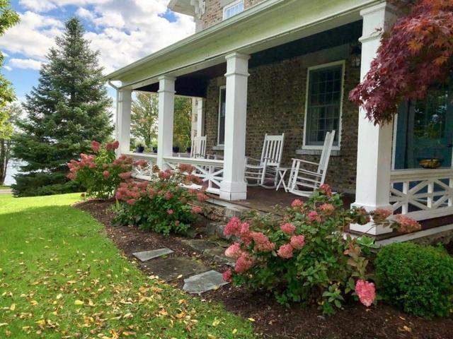 Porch with rocking chairs